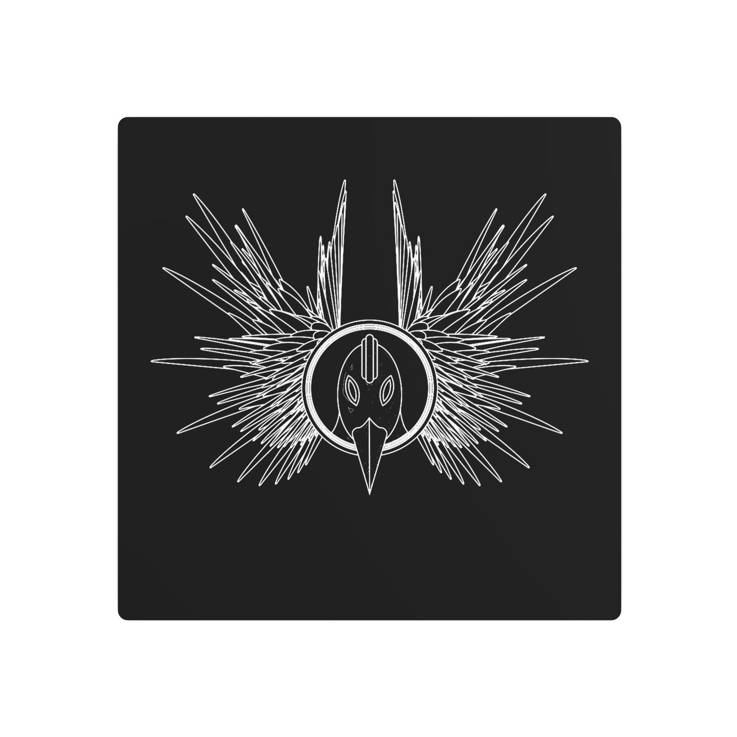 Angel of birds / Metal print (USA)