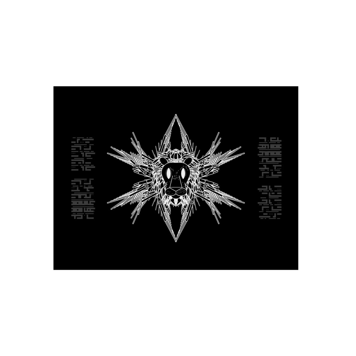 Angel of lions / Metal print (EU)