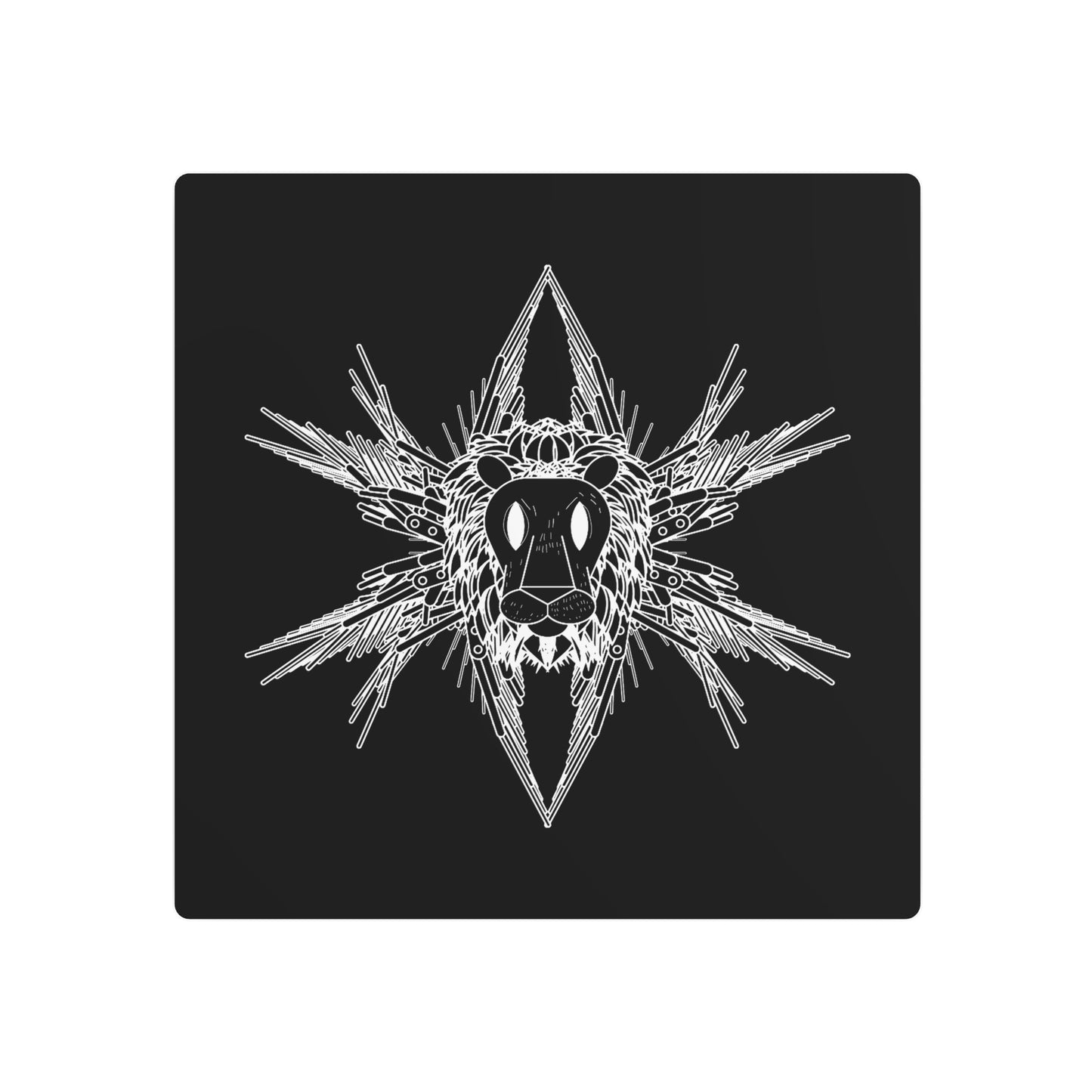 Angel of lions / Metal print (USA)