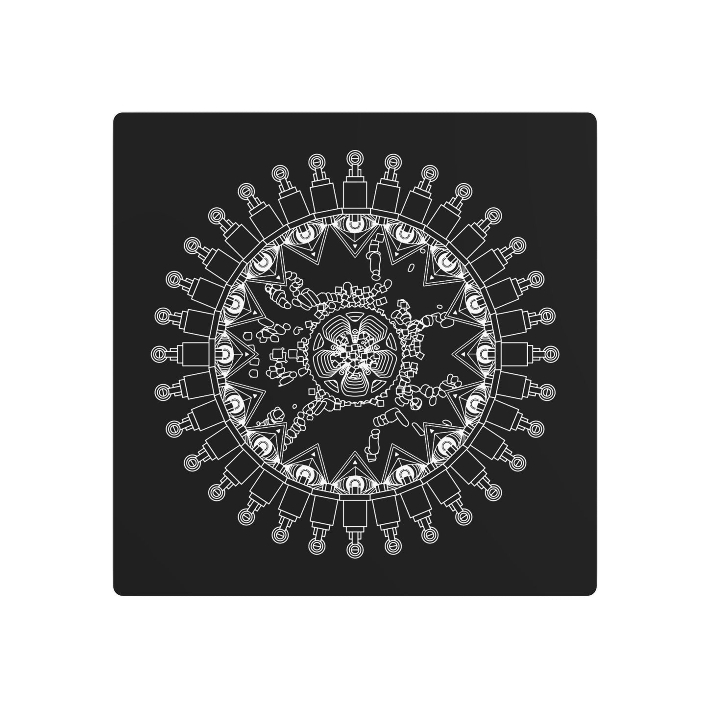 Angel of science / Metal print (USA)