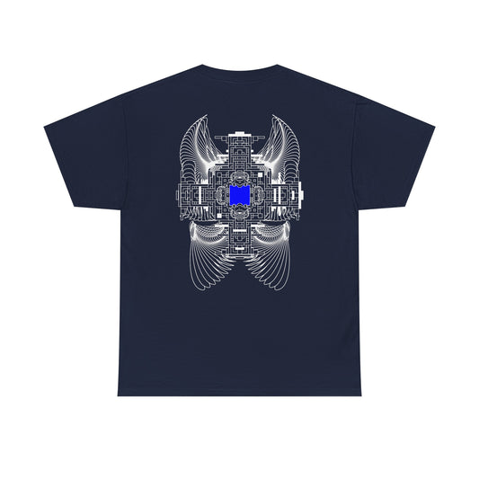 Angel of checks / T-shirt (back)