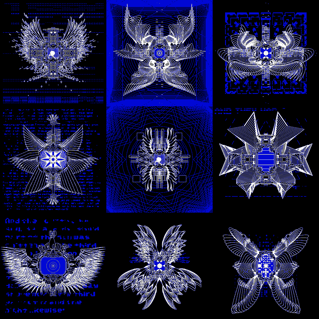 Start screen angels pack / 9 loops