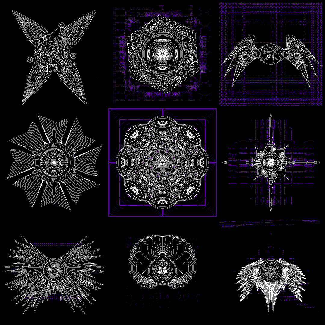 Divine wheel angels pack / 9 loops
