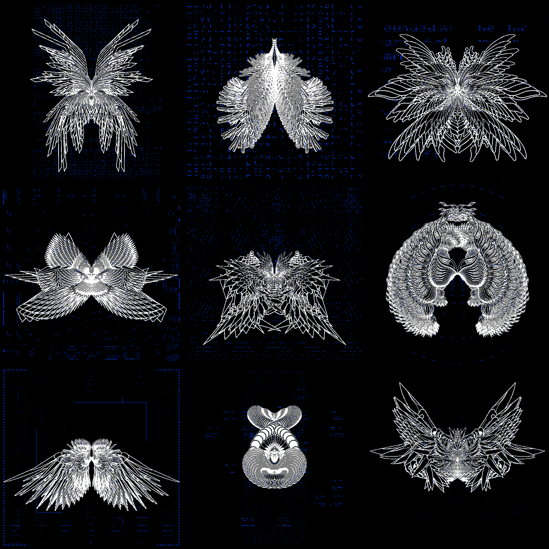 Floating spirit angels pack / 9 loops