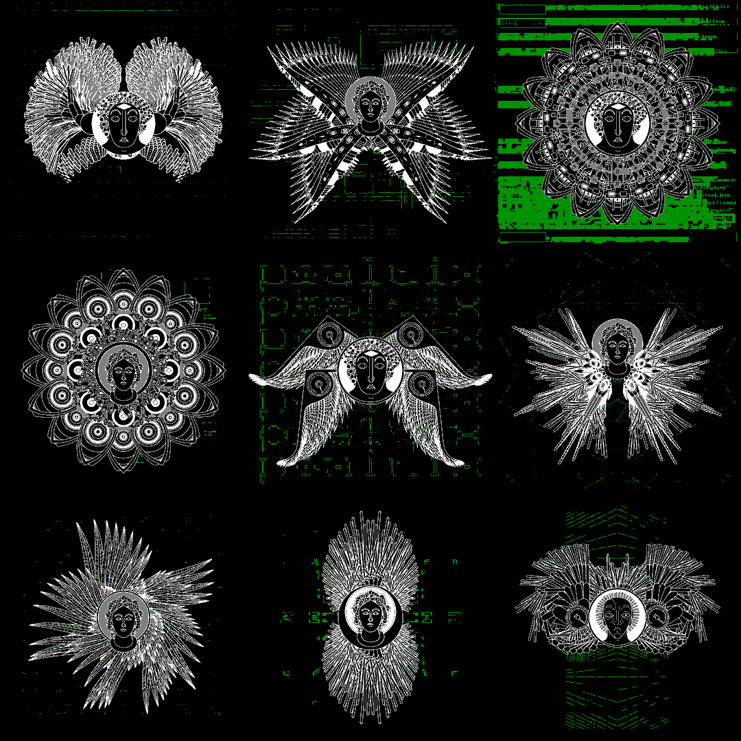 Roman human angels pack / 9 loops