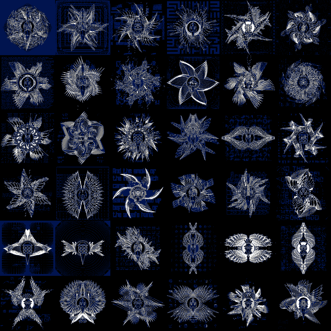 Bird angels bundle / 4 packs / 36 loops