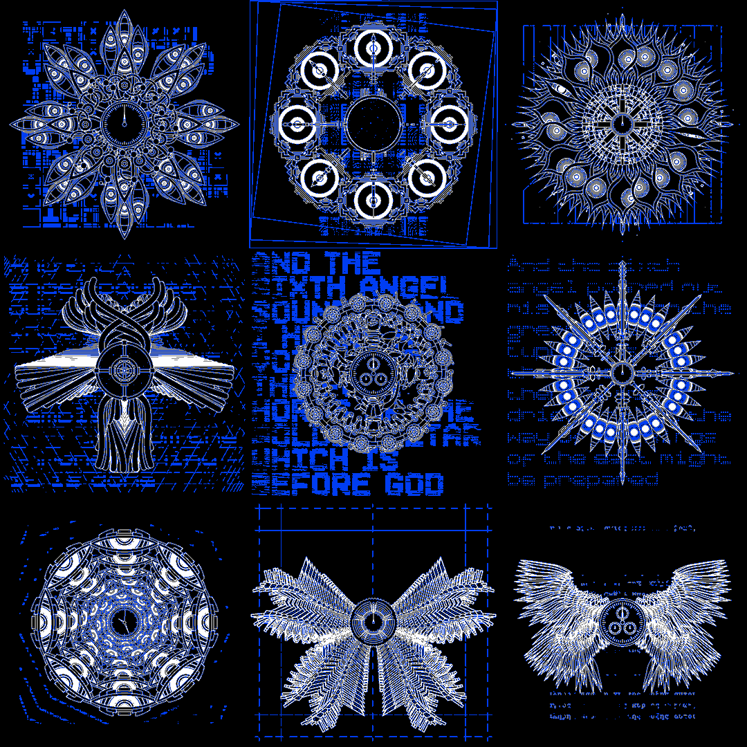 Clock matter angels pack / 9 loops