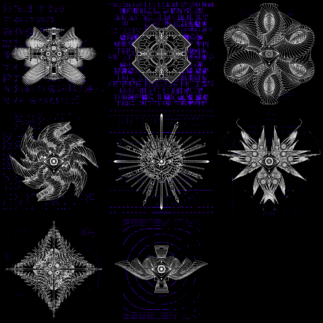 Diamond eye angels pack / 8 loops