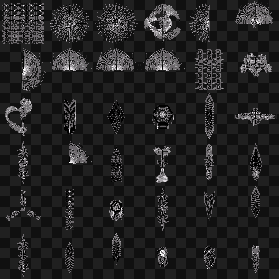 Pillar asset bundle / 77 loops