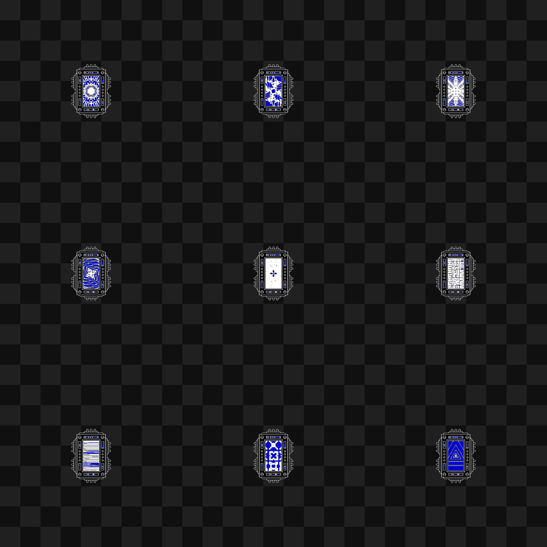 Zeta facescreen asset pack / 12 loops