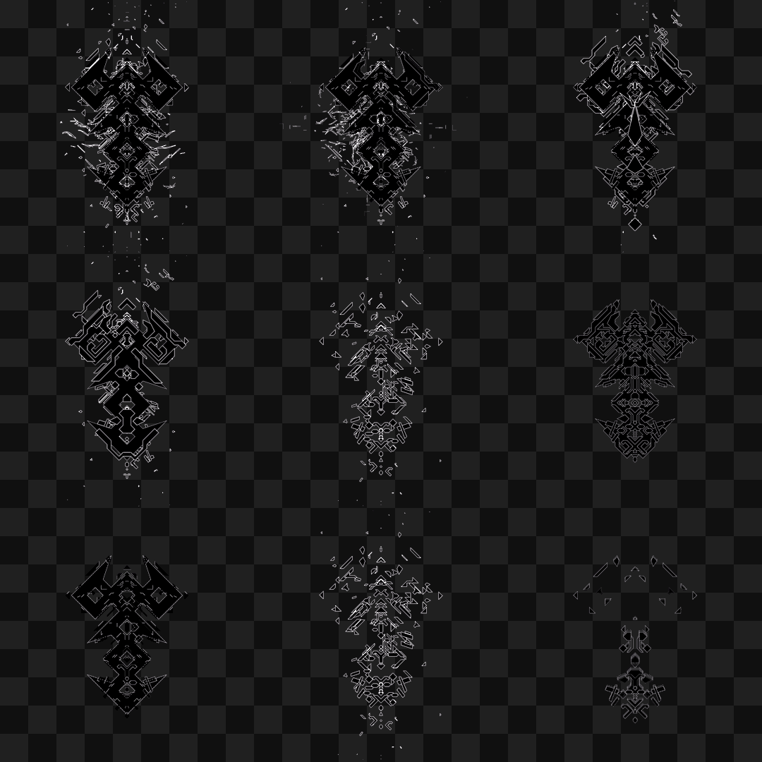 Shield frag asset pack / 24 loops