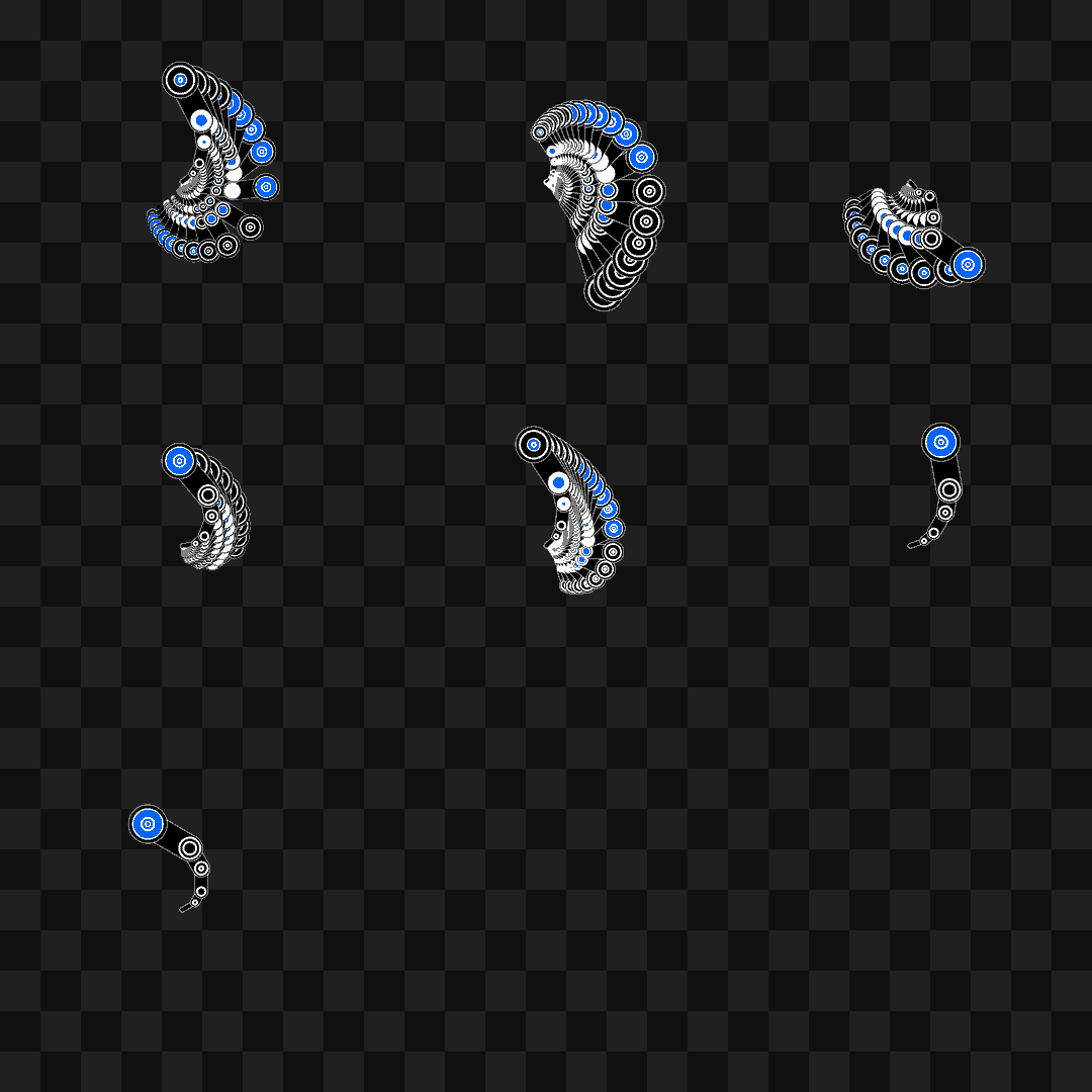 Bluedot flap wing asset pack / 7 loops