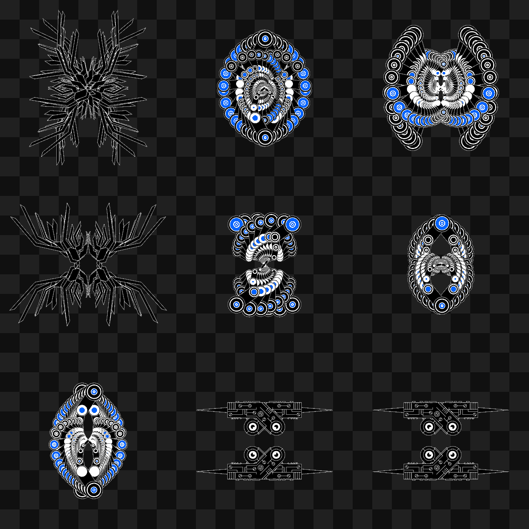 Delta flap wingset asset pack / 9 loops