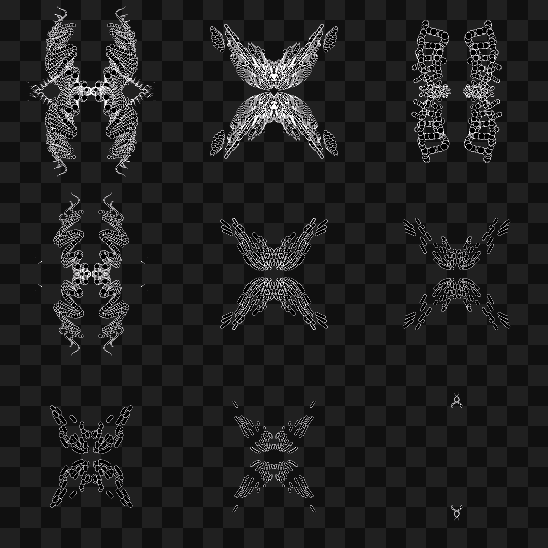 Epsilon frag quad wingset asset pack / 9 loops