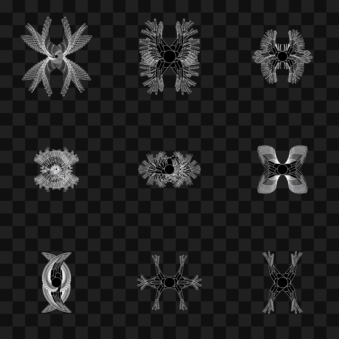 Tube sym wingset asset pack / 10 loops