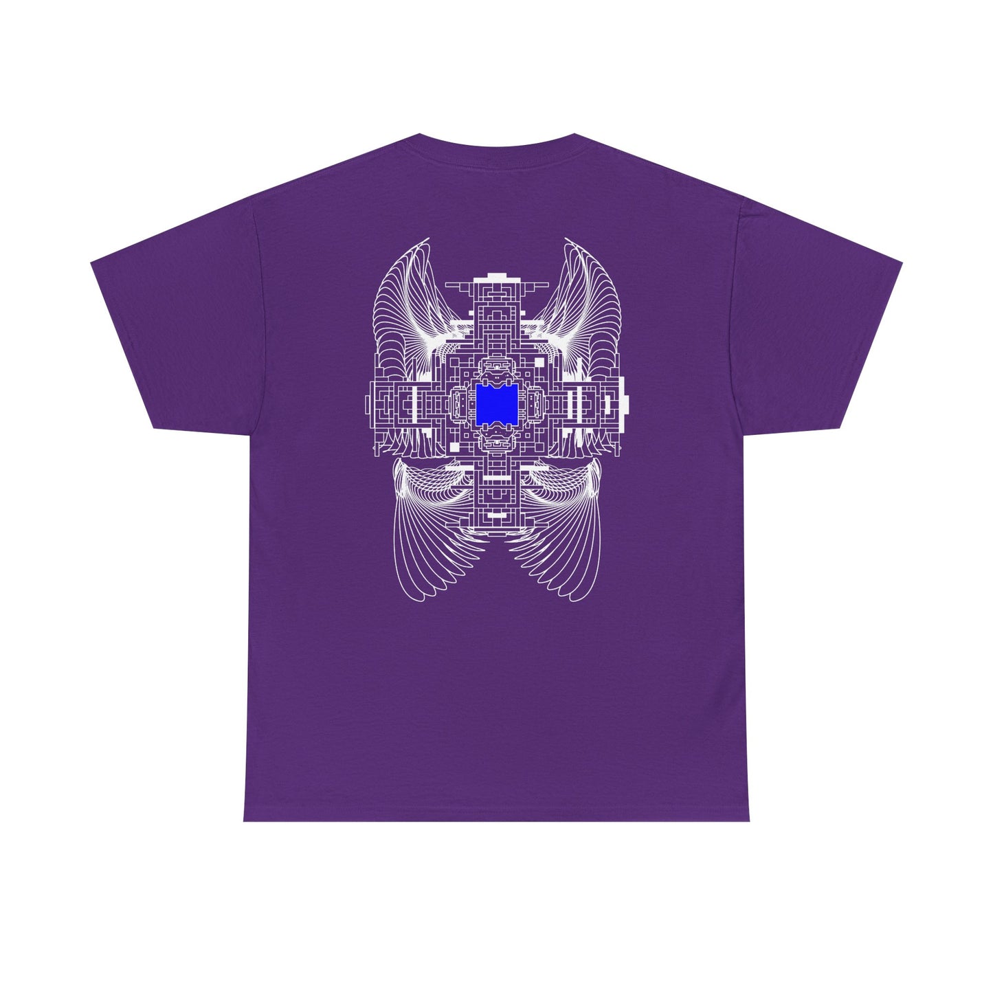 Angel of checks / T-shirt (back)