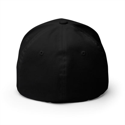 Angel glyph embroidered on classic cap