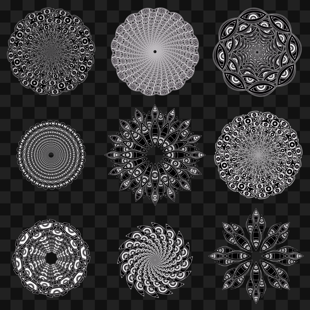 Optic disk wheel asset pack / 18 loops