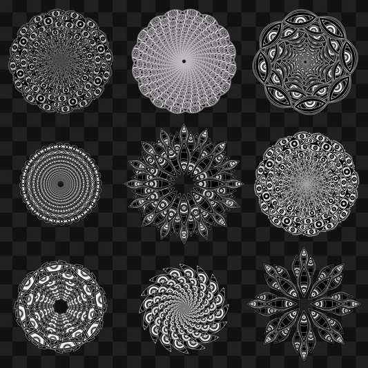 Optic disk wheel asset pack / 18 loops
