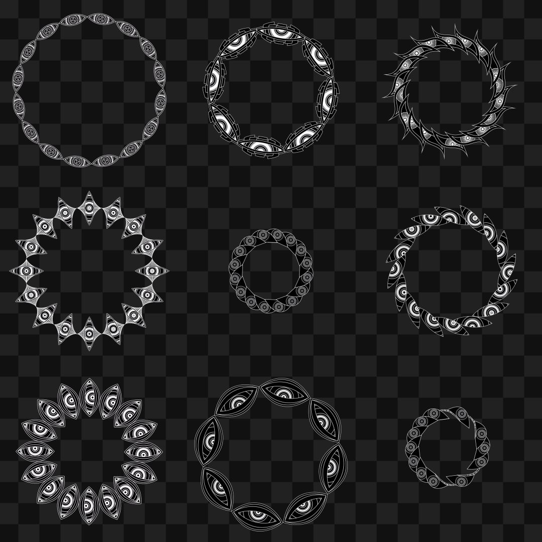 Optic ring wheel asset pack / 28 loops