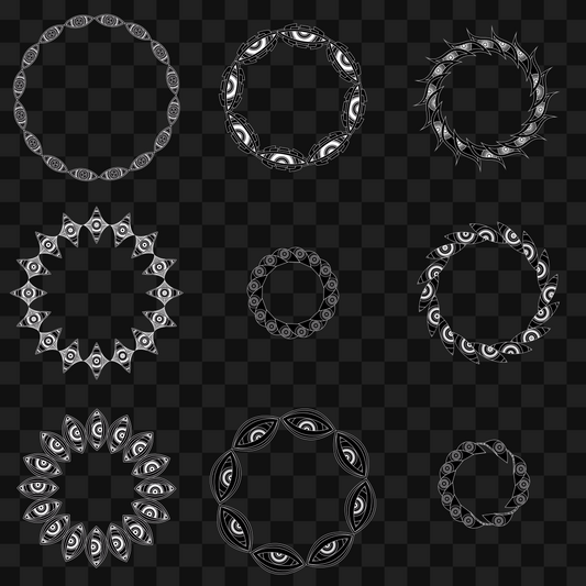 Optic ring wheel asset pack / 28 loops