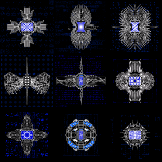 Computer screen angels pack / 9 loops