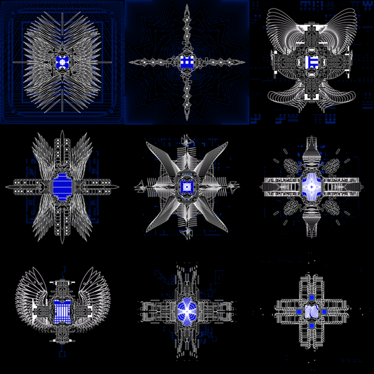 Noble cross screen angels pack / 9 loops
