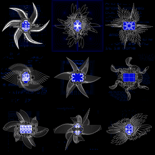 Light star screen angels pack / 9 loops