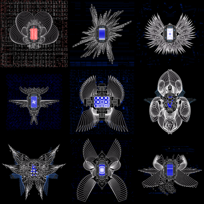 Start screen angels pack / 9 loops