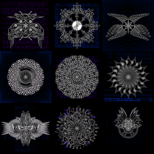 Electric helix angels pack / 9 loops