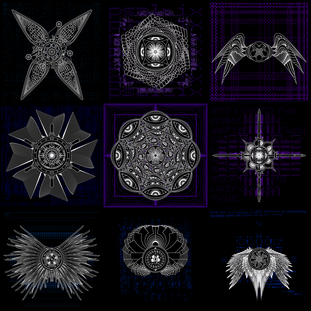 Divine wheel angels pack / 9 loops