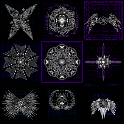 Divine wheel angels pack / 9 loops