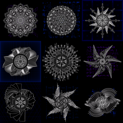 Electronic wheel angels pack / 9 loops