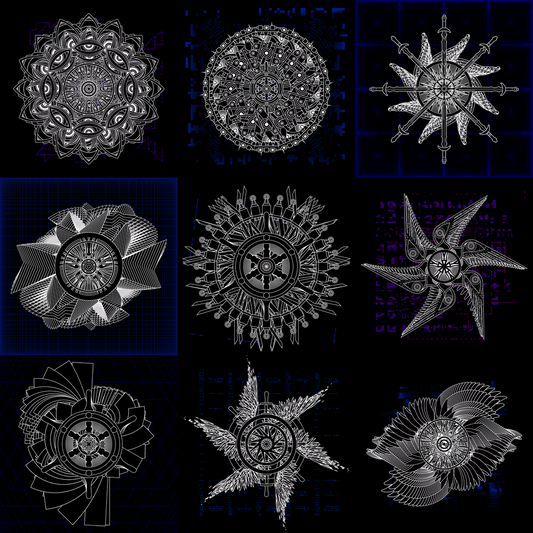 Electronic wheel angels pack / 9 loops