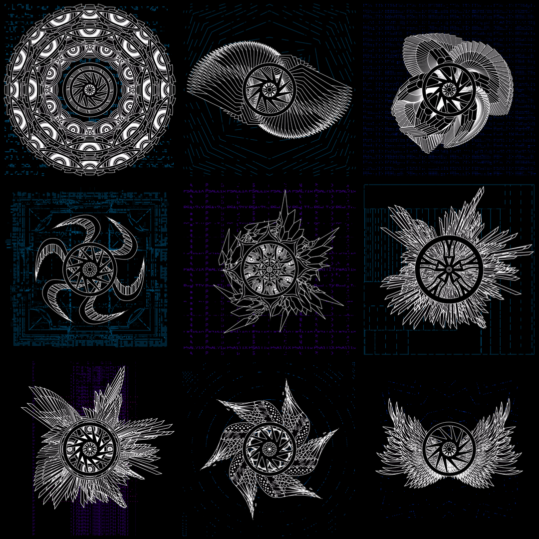 Light wheel angels pack / 9 loops