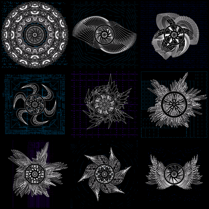 Light wheel angels pack / 9 loops