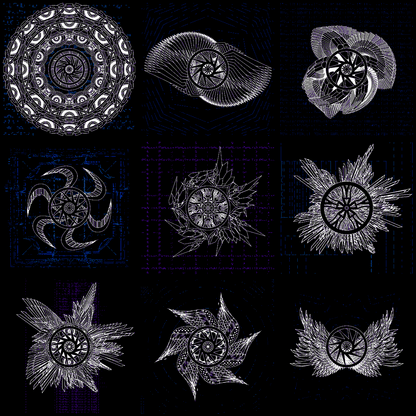 Light wheel angels pack / 9 loops