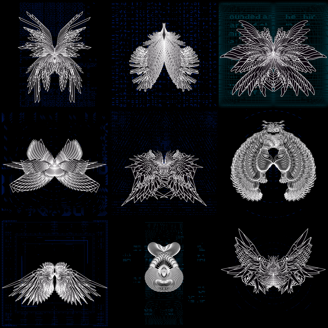 Floating spirit angels pack / 9 loops