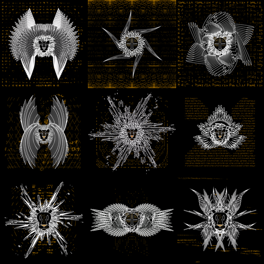 Masked lion angels pack / 9 loops