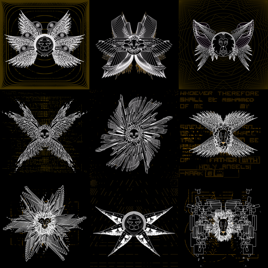 Royal lion angels pack / 9 loops