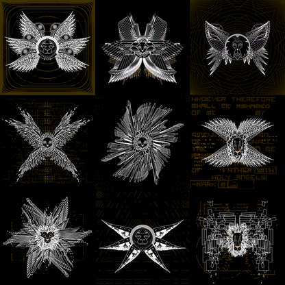 Royal lion angels pack / 9 loops
