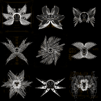 Royal lion angels pack / 9 loops