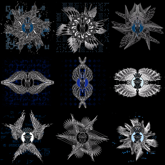 Masked bird angels pack / 9 loops