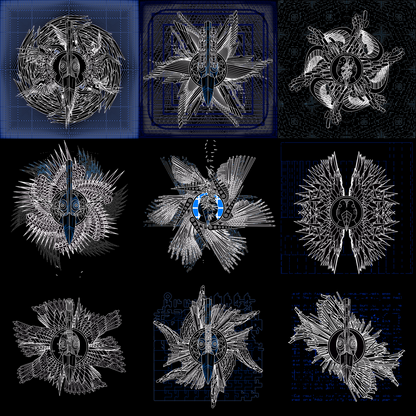 Shaman bird angels pack / 9 loops