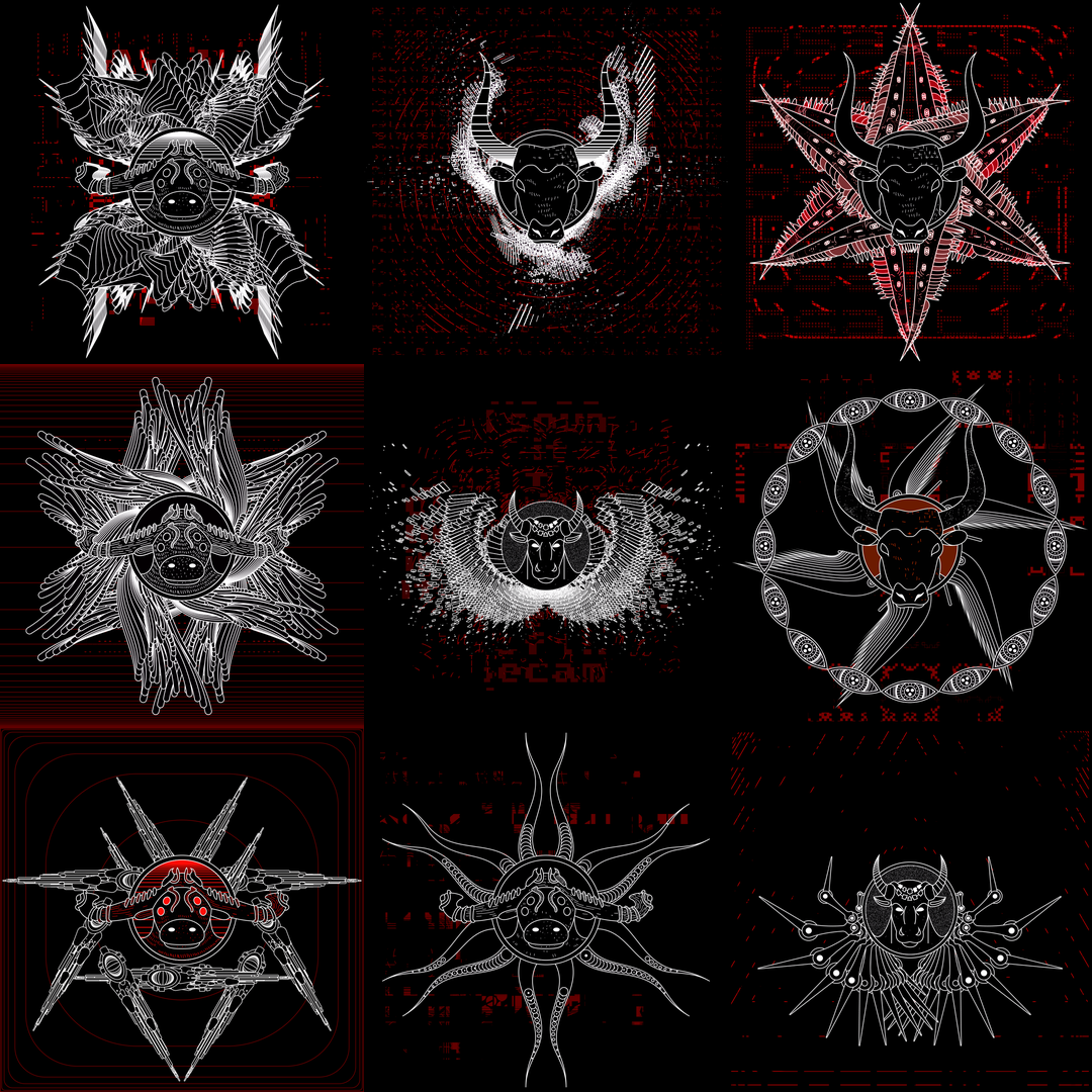 Meat bull angels pack / 9 loops