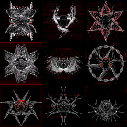 Meat bull angels pack / 9 loops