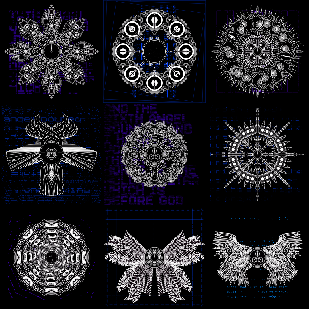 Clock matter angels pack / 9 loops