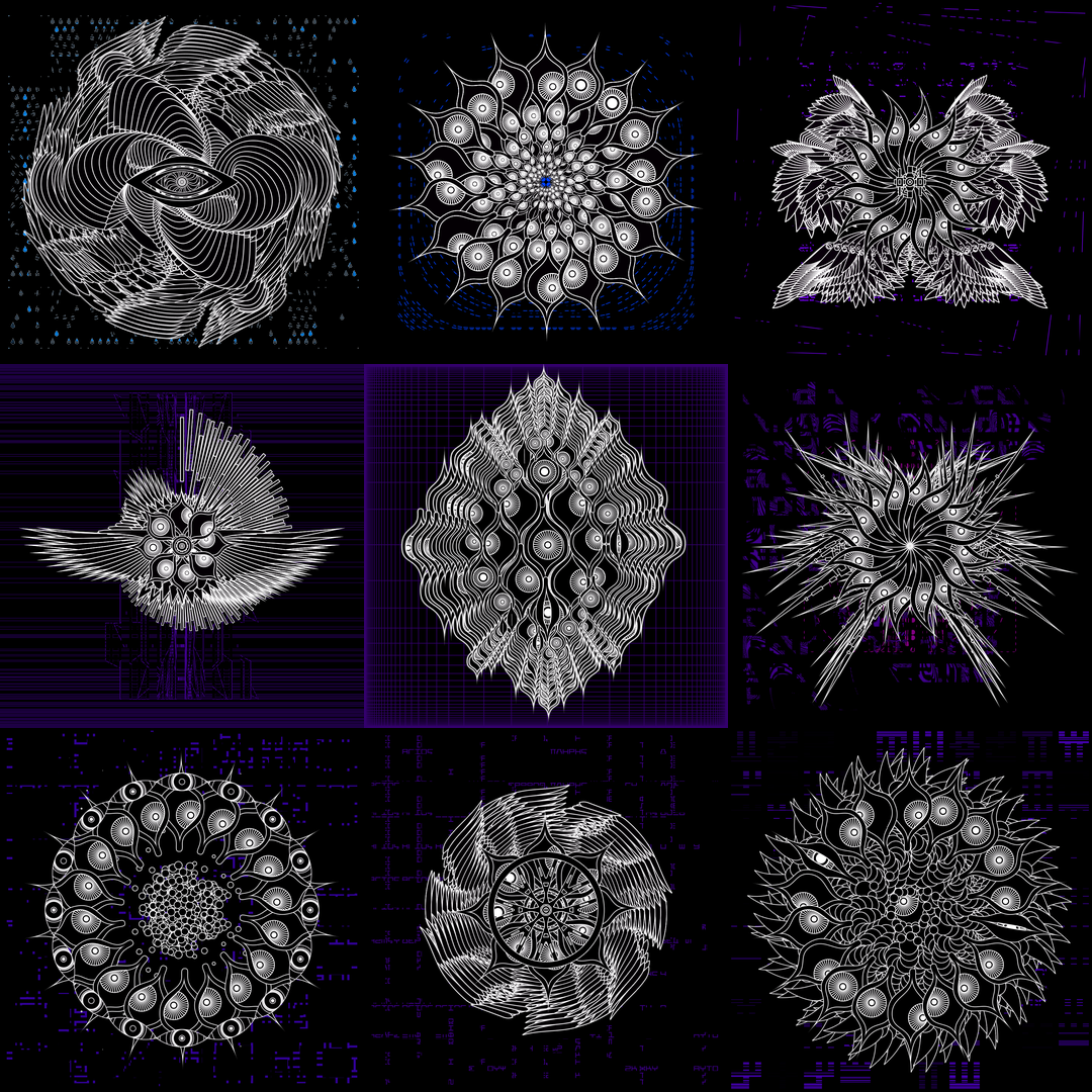 Blink eye angels pack / 9 loops