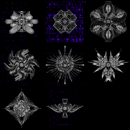 Diamond eye angels pack / 8 loops