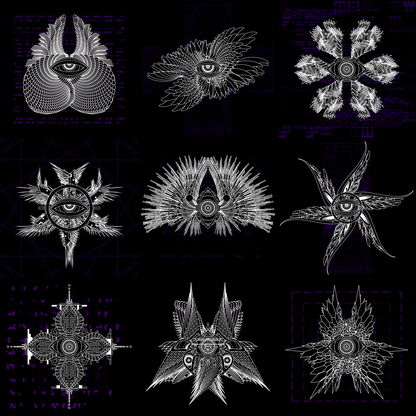 Wide eye angels pack / 9 loops